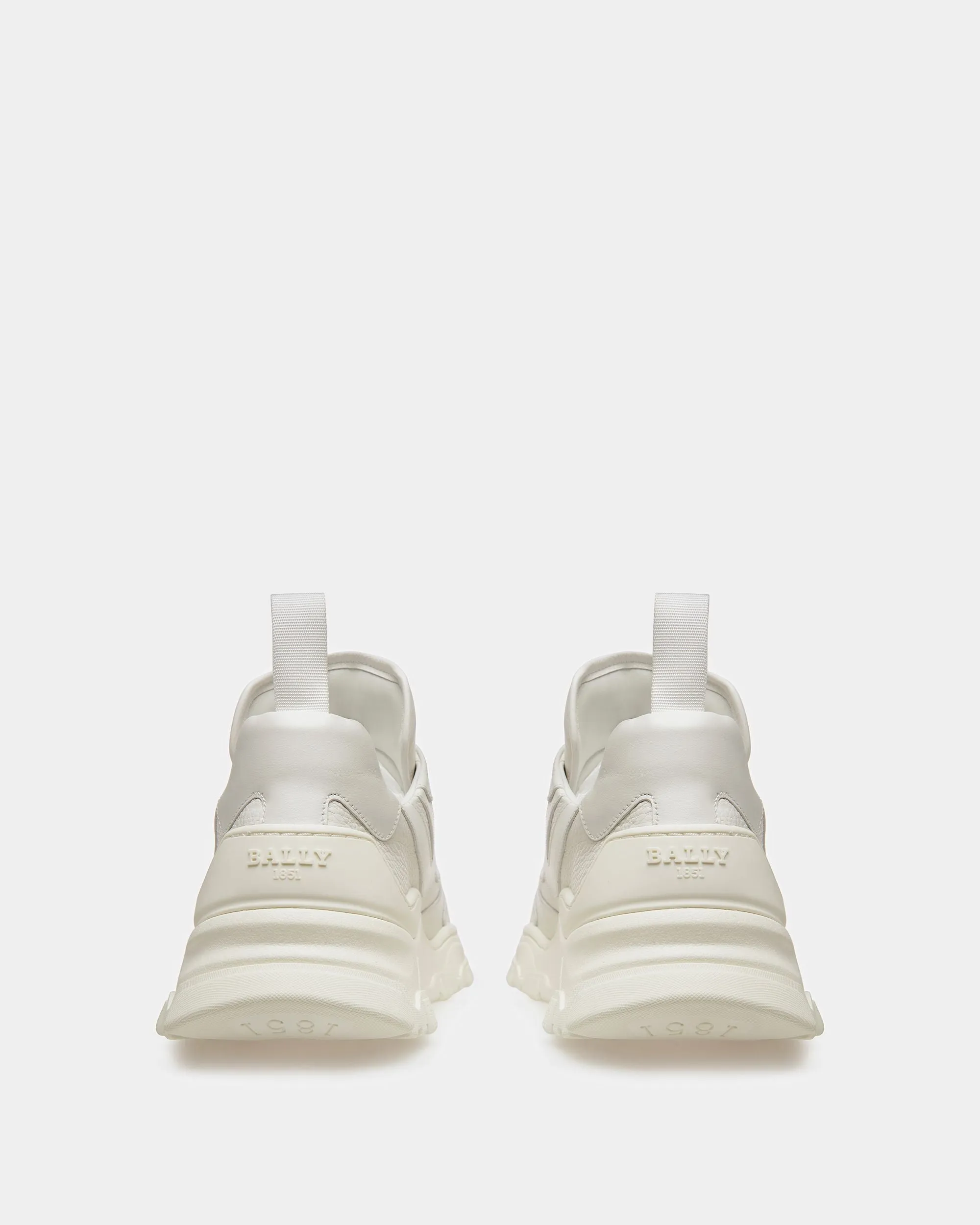 Holden Leather Sneakers In White