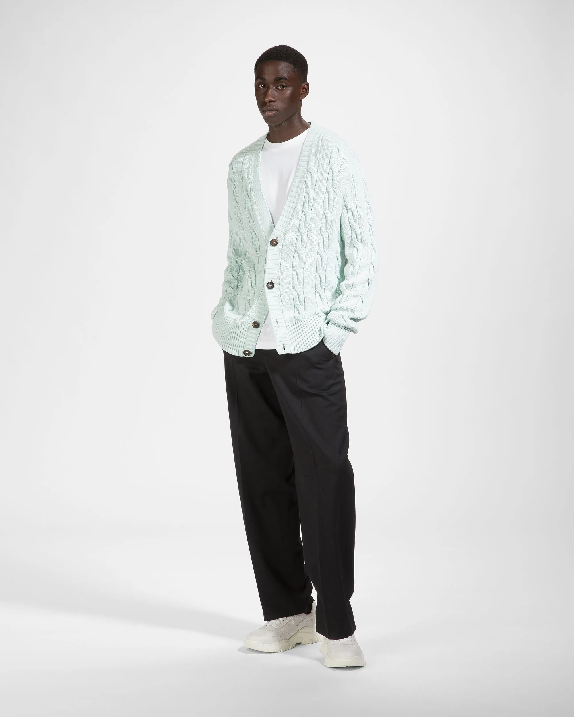 Holden Leather Sneakers In White