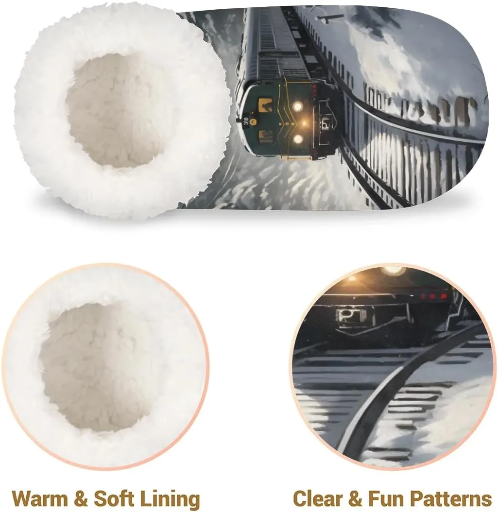 House Slippers for Women Men Winter Fuzzy Memory Foam Slippers Indoor Warm Full Slippers