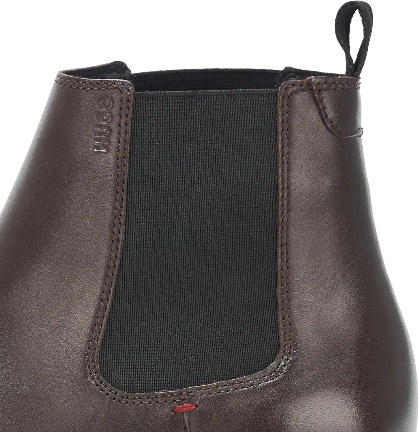 HUGO Men's Brushed Leather Chelsea Boot Chukka