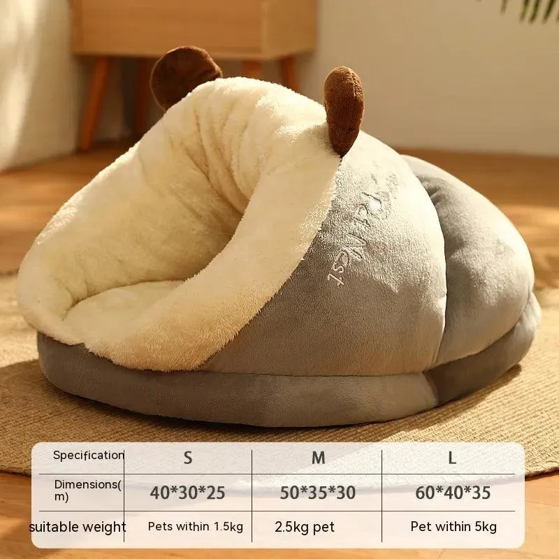 Instant Nest Slippers Hot price drop Pet Small Winter Bed Cat Dog