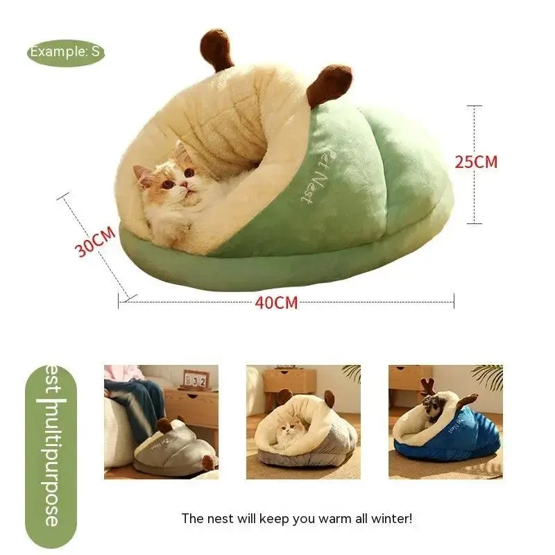 Instant Nest Slippers Hot price drop Pet Small Winter Bed Cat Dog