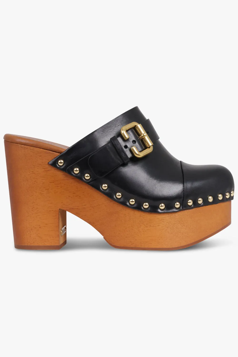 Jeanette 110mm Clog Mule | Black