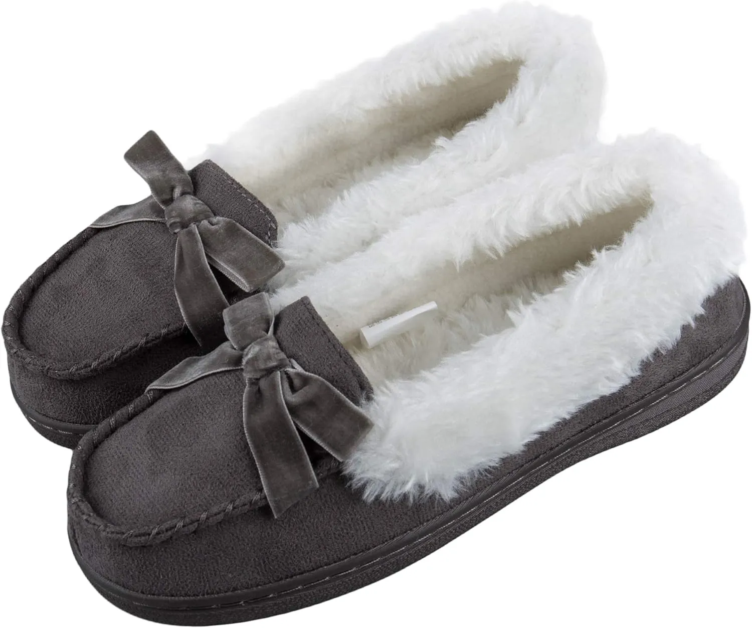 Jessica Simpson Girl's Microsuede Moccasin Indoor Outdoor Slipper Shoe