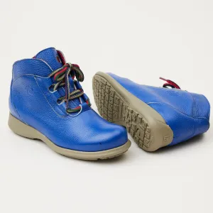 Jose Saenz Electric Blue Leather Walking Boots