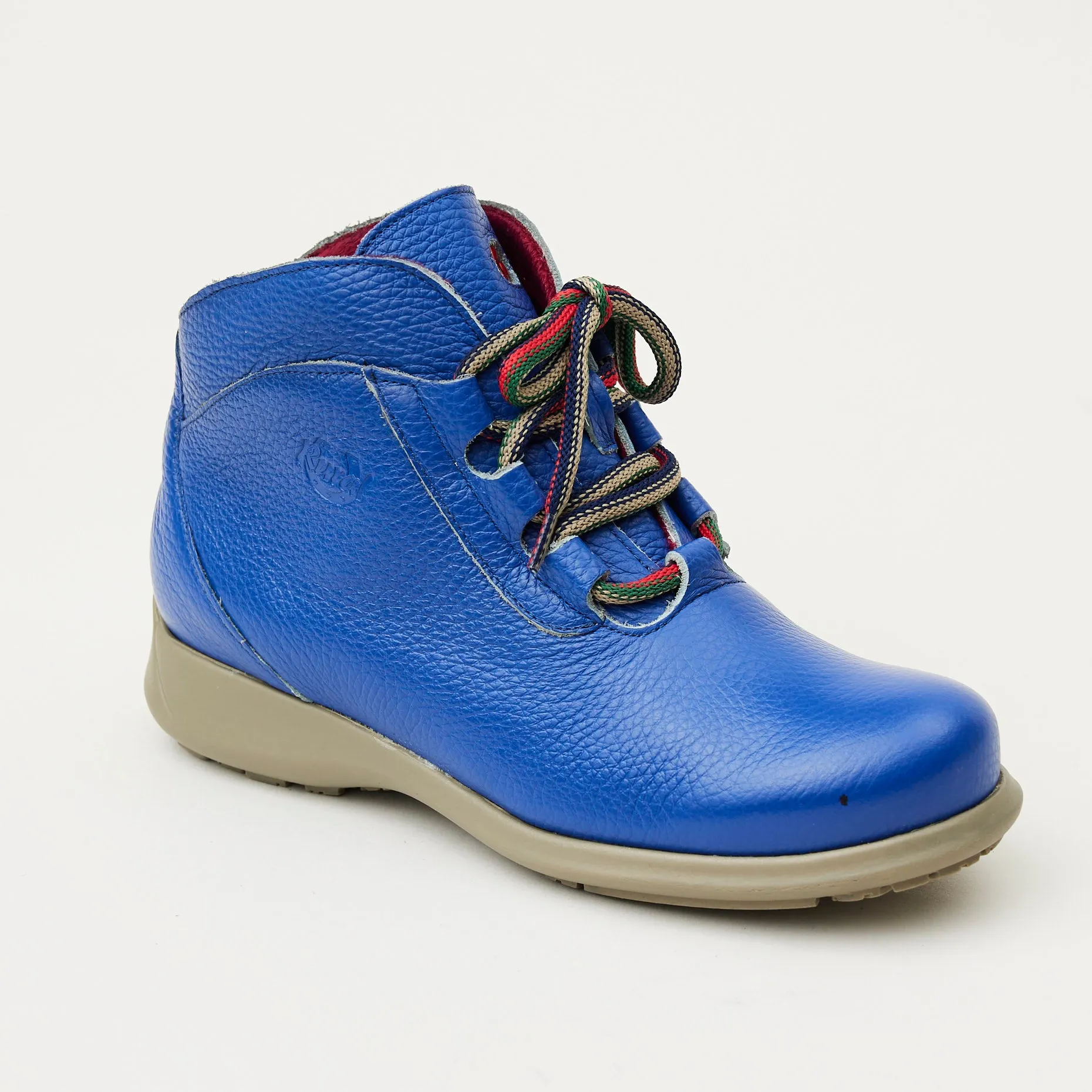 Jose Saenz Electric Blue Leather Walking Boots