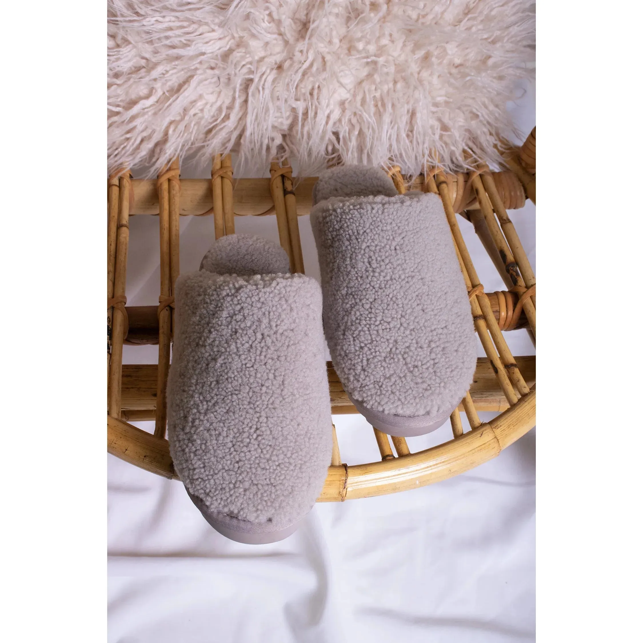 Jude Sheepskin Slidders - Truffle