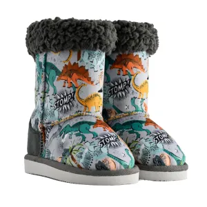 K Mini Slipper Boots - ROAR (Age 9-10)