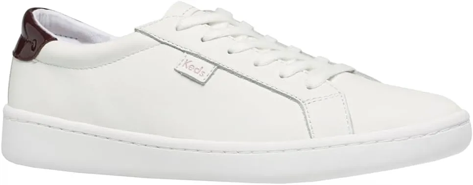 Keds Womens Ace Lace Up Sneakers Shoes Casual - White