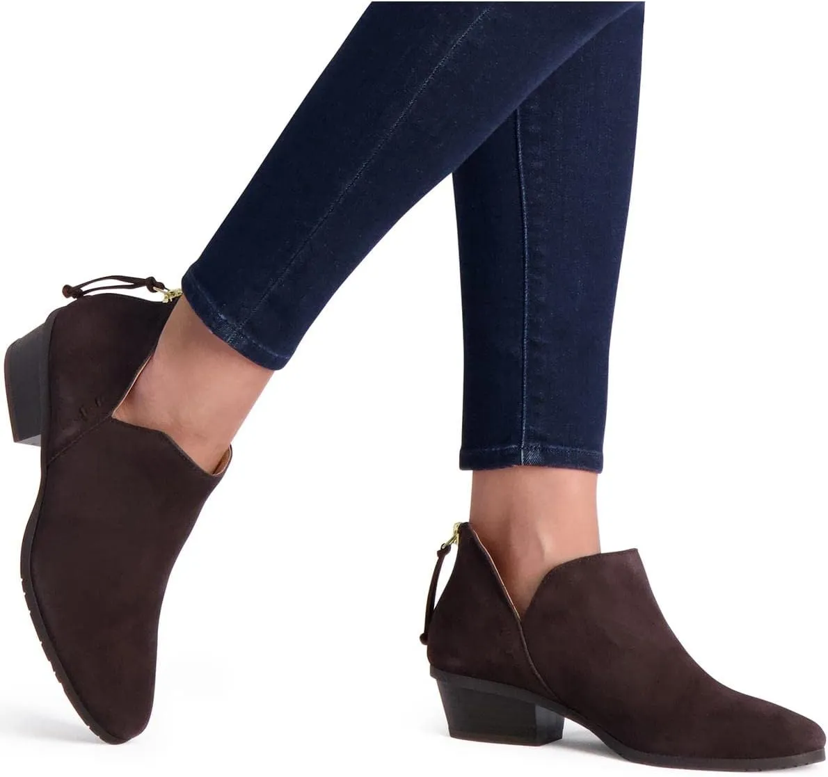 Kenneth Cole REACTION Women's Side Way Low Heel Ankle Bootie