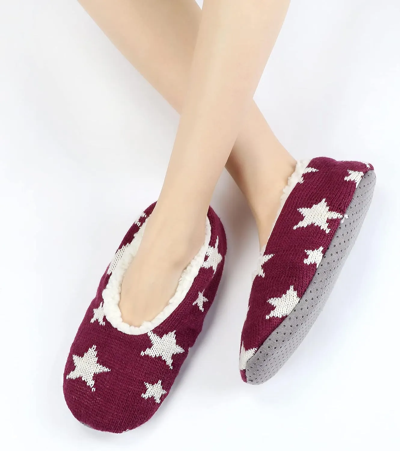 Keyela Slipper Socks for Women Grippers- House Slippers for Women Indoor -Non Slip Socks- Fuzzy Cute Animal Women's/Ladies Slippers-Holiday Gifts for Her/Mother's