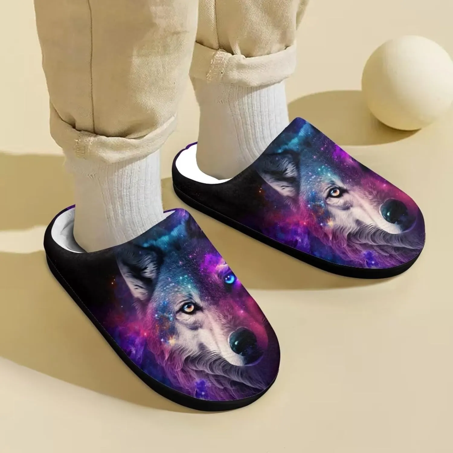 Kids Slippers for Girls Boys - Plush Fuzzy Indoor Shoes