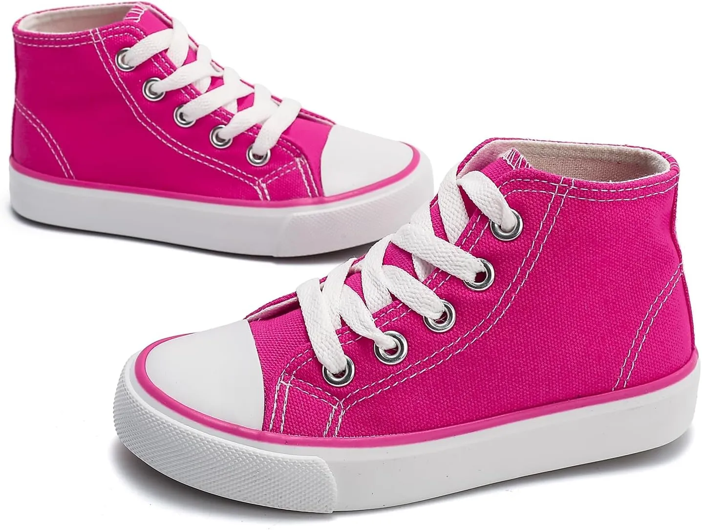 Komfyea Children High Upper Canvas Shoes Casual Sneakers(Toddler/Little Kids)
