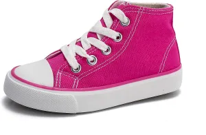 Komfyea Children High Upper Canvas Shoes Casual Sneakers(Toddler/Little Kids)