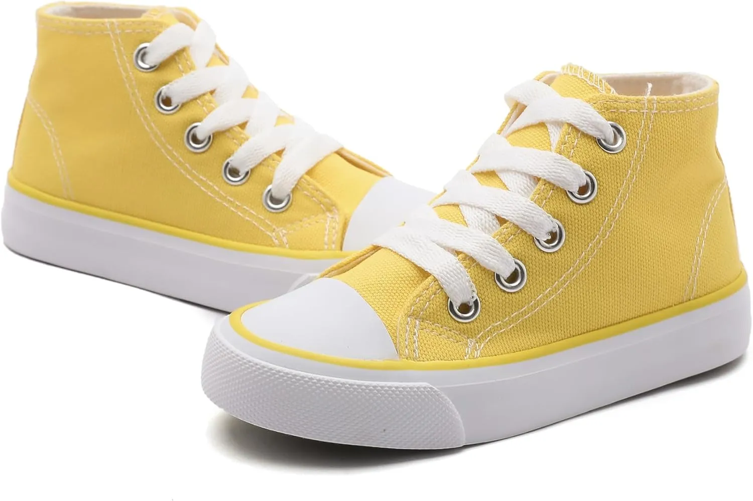 Komfyea Children High Upper Canvas Shoes Casual Sneakers(Toddler/Little Kids)