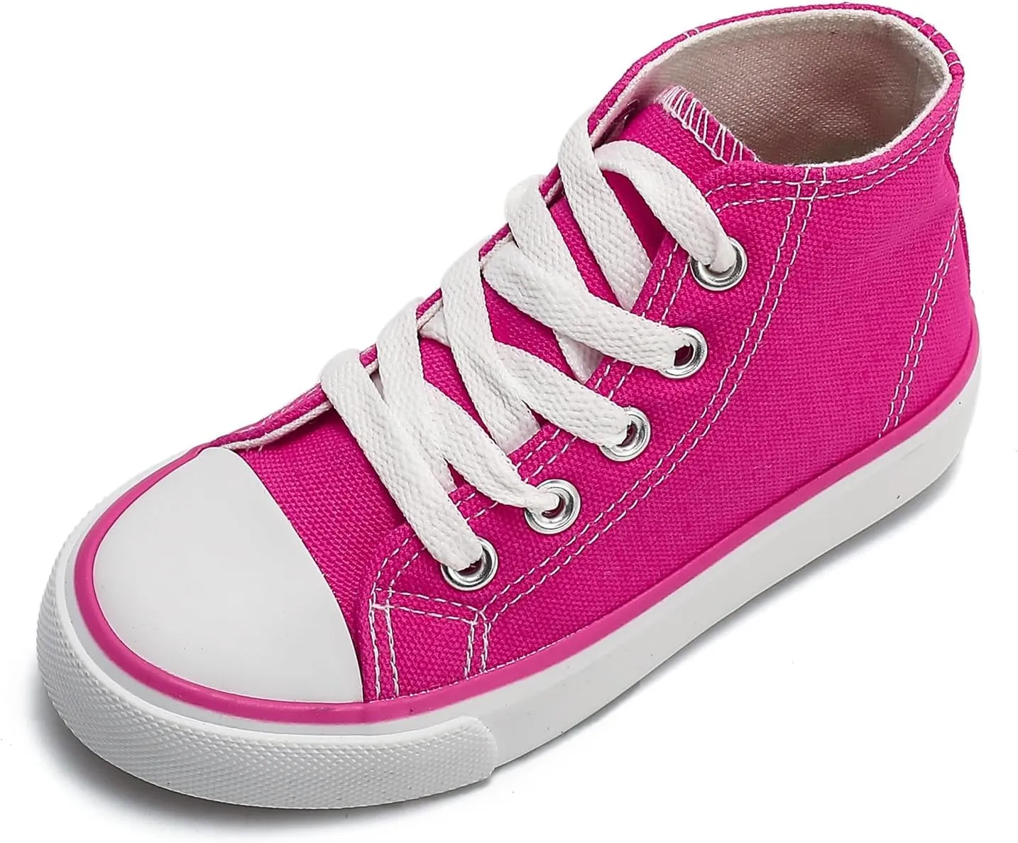 Komfyea Children High Upper Canvas Shoes Casual Sneakers(Toddler/Little Kids)