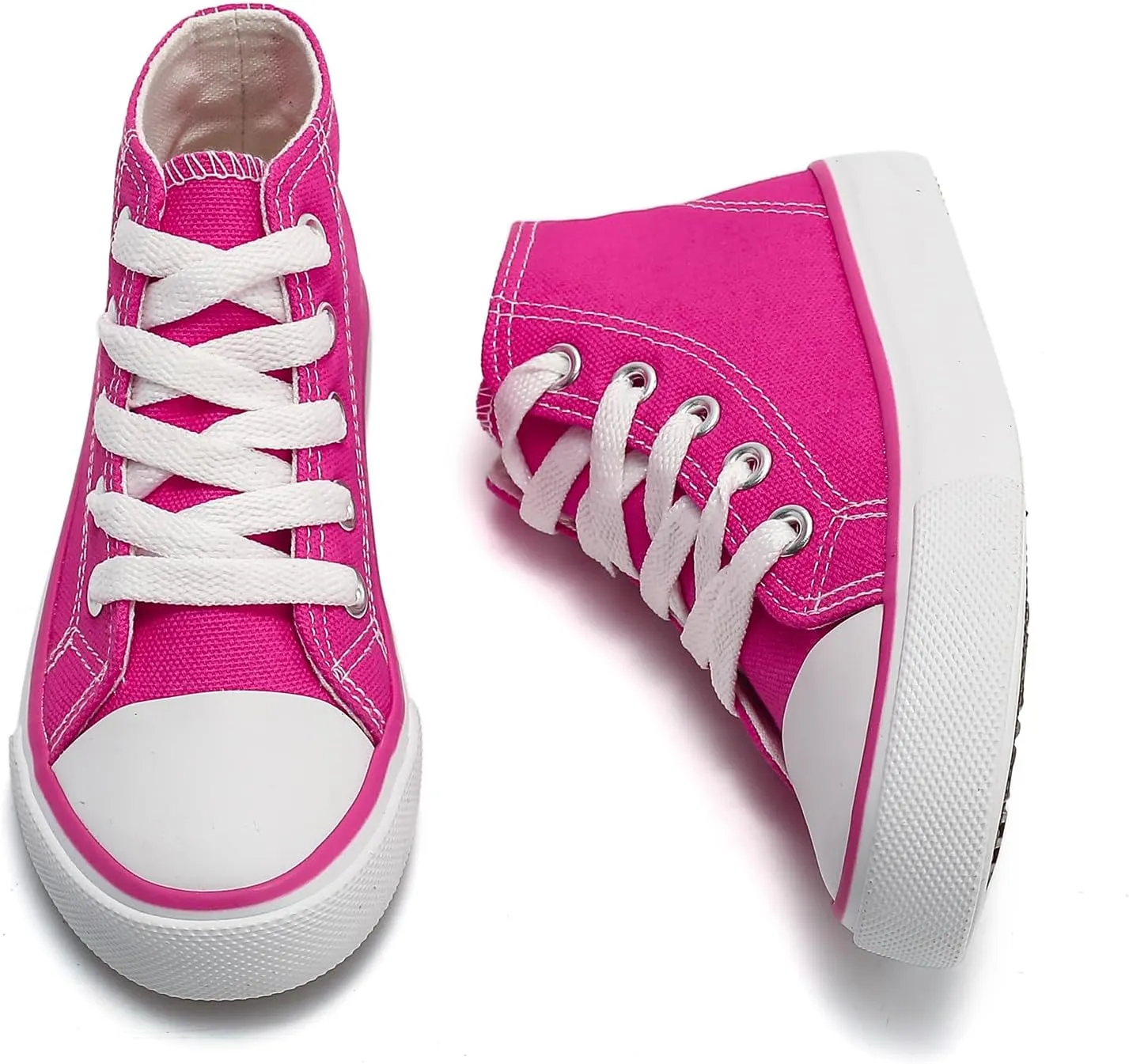 Komfyea Children High Upper Canvas Shoes Casual Sneakers(Toddler/Little Kids)