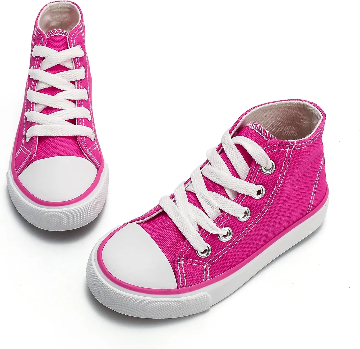 Komfyea Children High Upper Canvas Shoes Casual Sneakers(Toddler/Little Kids)