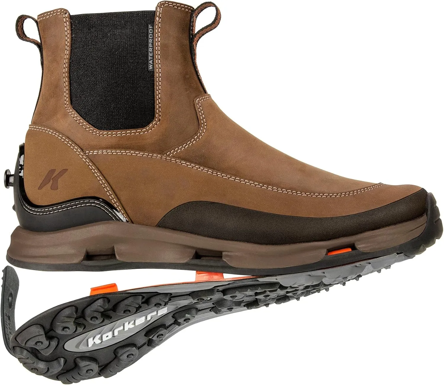 Korkers Men's Alpine Chelsea W/Trailtrac Sole Boots