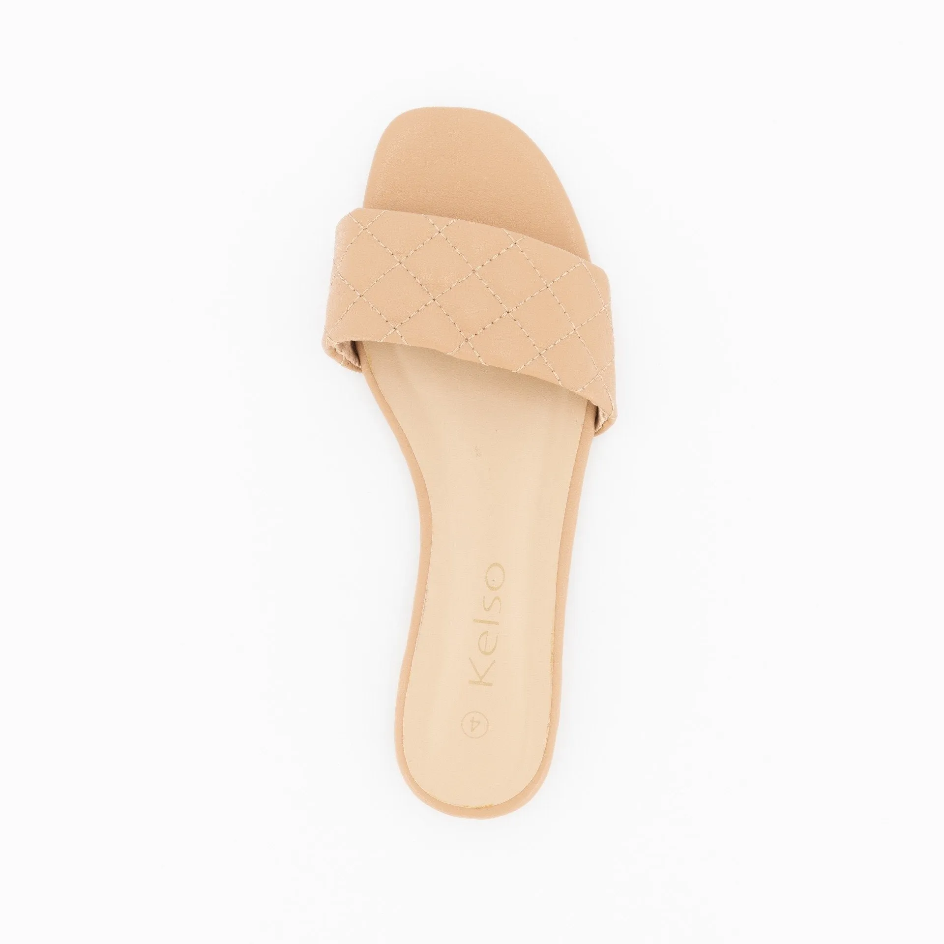 Ladies-Kelso Quilted Mule - Camel