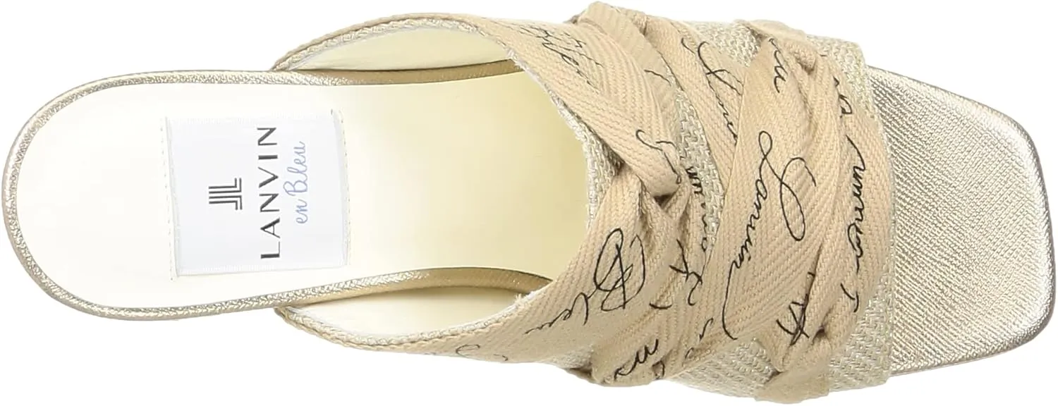 LANVIN en Bleu Women's Mule