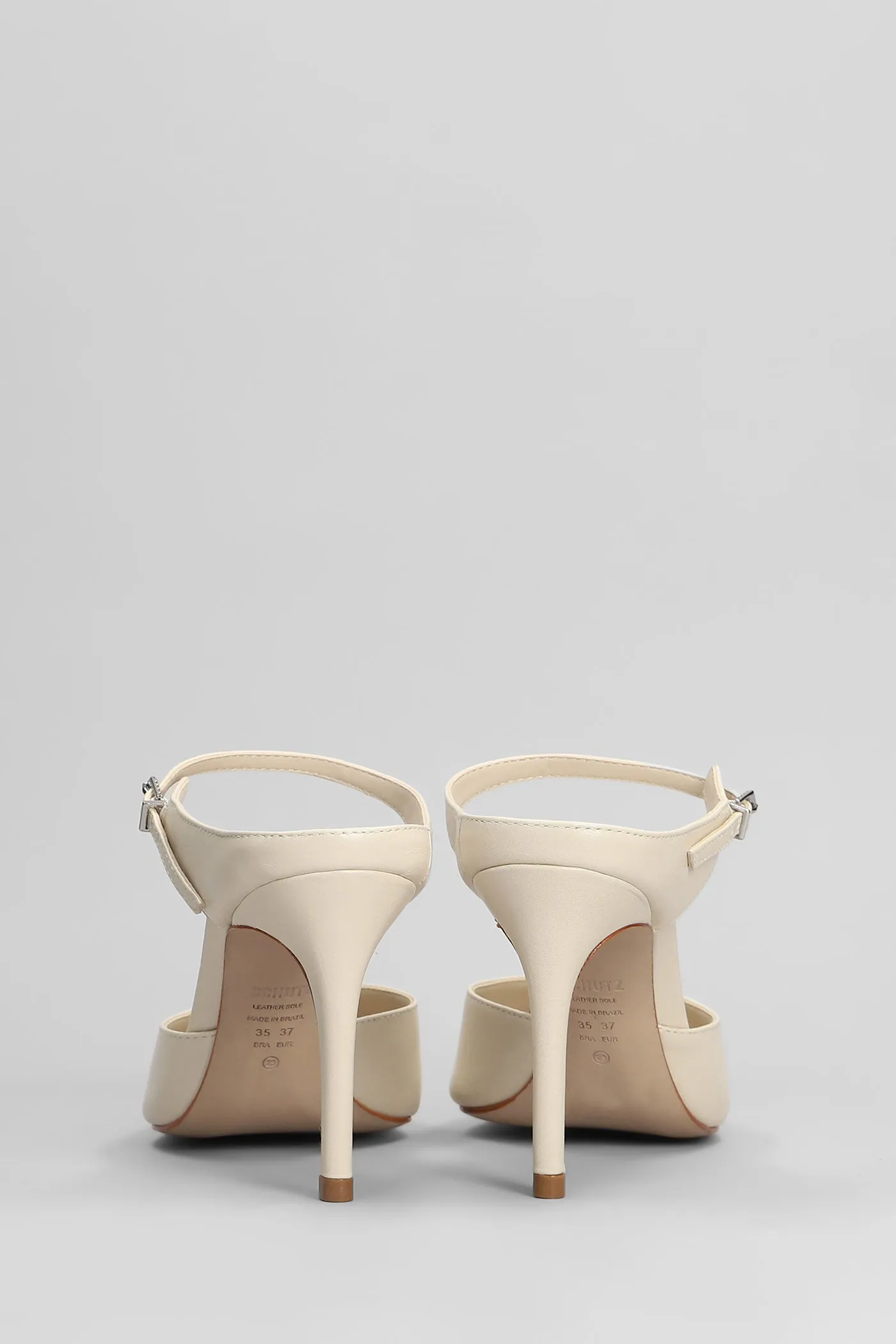 Laura Mule Slipper-Mule in beige leather