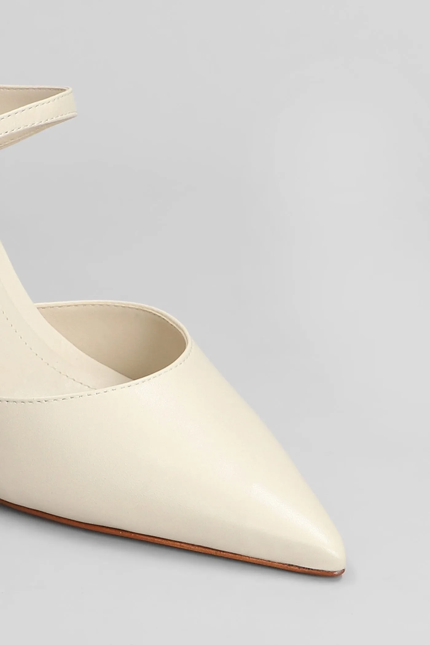 Laura Mule Slipper-Mule in beige leather