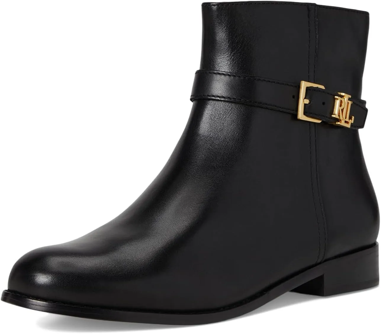 Lauren Ralph Lauren Women's Brooke Burnished Leather Bootie