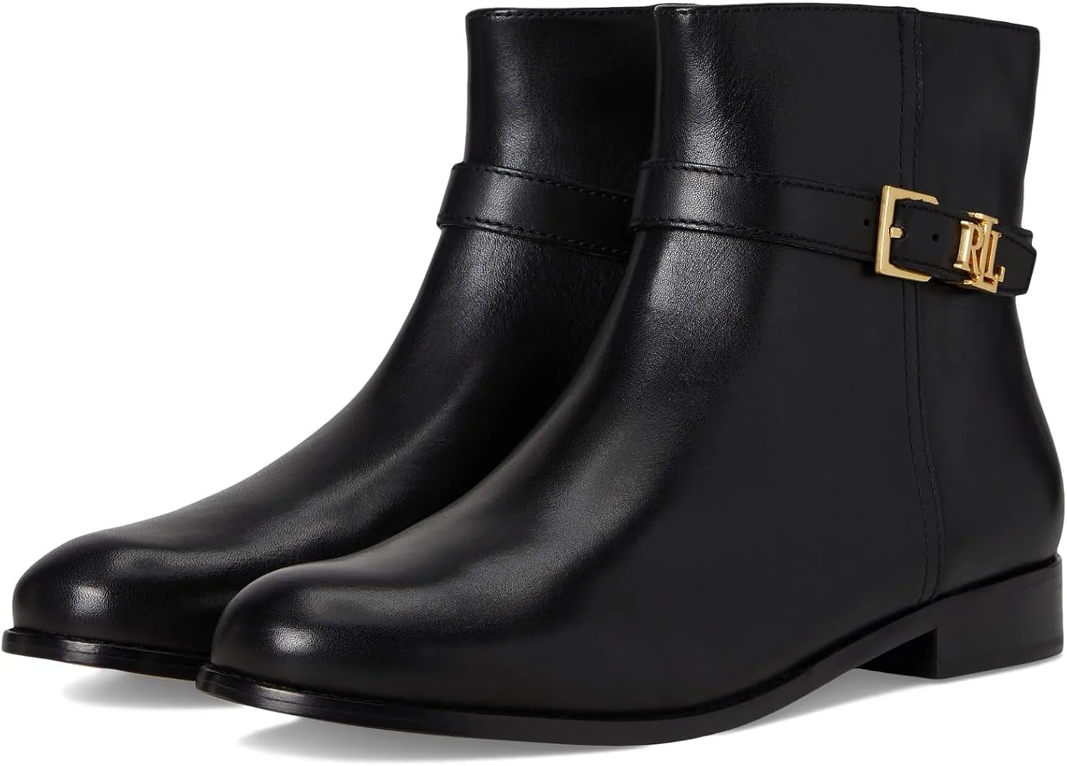 Lauren Ralph Lauren Women's Brooke Burnished Leather Bootie