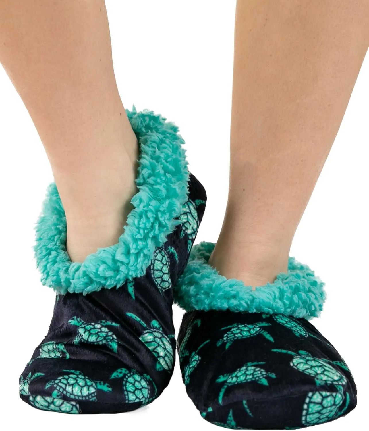 Lazy One Fuzzy Feet Slippers for Women, Cute Fleece-Lined House Slippers, Cute Slipper Socks