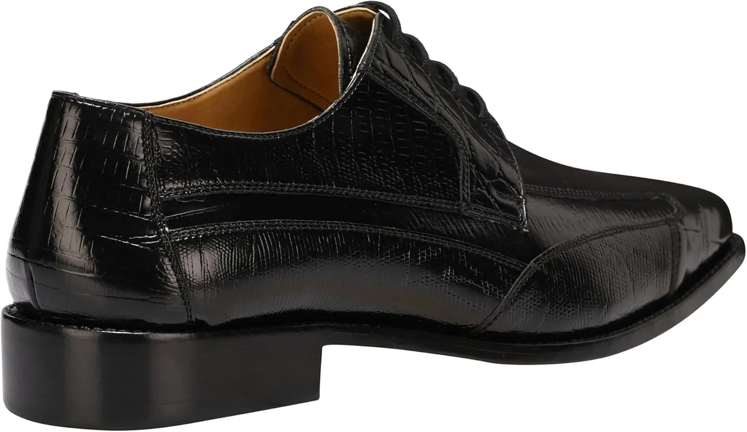 LIBERTYZENO Mens Wingtip Brogue Genuine Leather Adults Lace Up Oxford Dress Shoes for Easter Gift LS-1105
