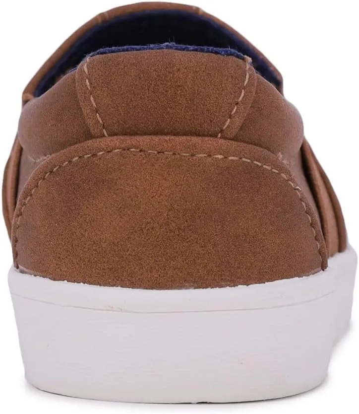 LONDON FOG Kid's Slip-On Casual Shoe Athletic Sneaker - Youth-Toddler Bakewell (Big Kid/Little Kid/Toddler)