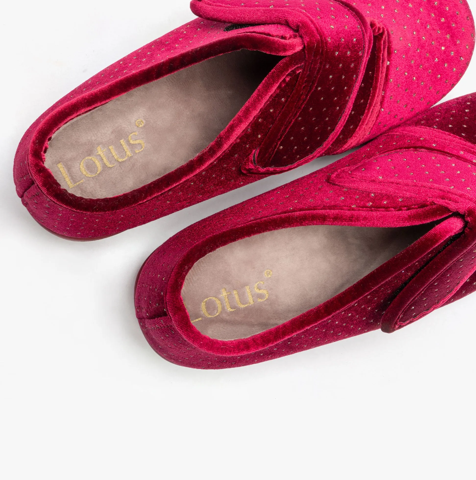 Lotus JANET Womens Slippers Bordo