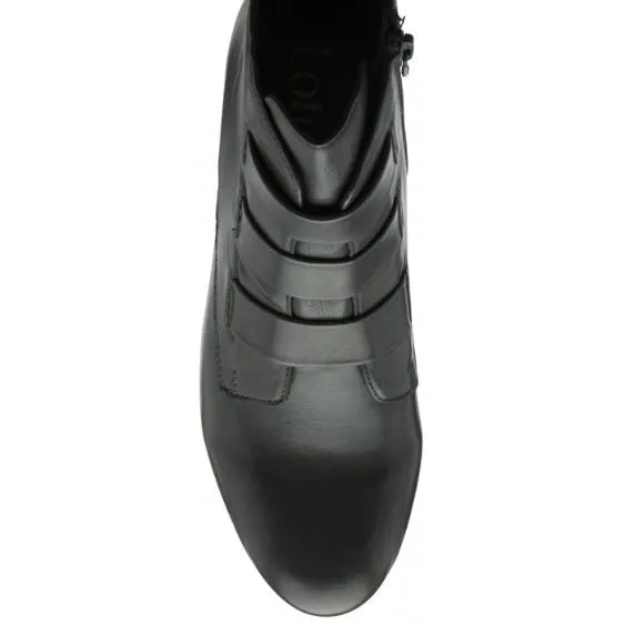 Lotus Lorissa Grey Leather Ankle Boot