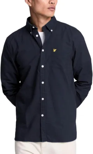 Lyle & Scott Mens Plain Oxford Shirt