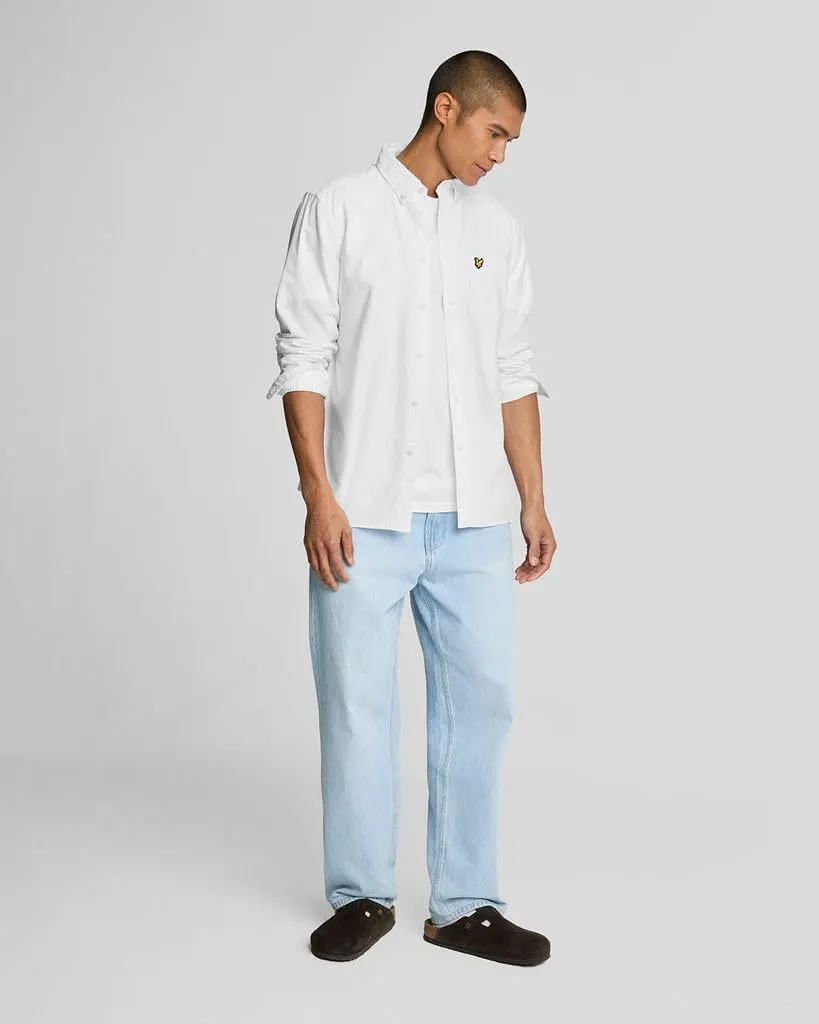 Lyle & Scott Mens Plain Oxford Shirt