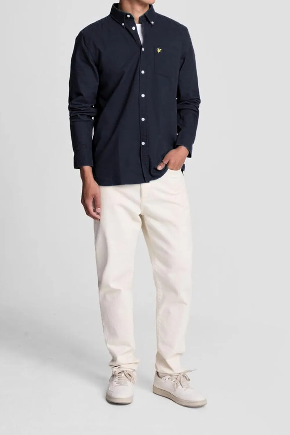 Lyle & Scott Mens Plain Oxford Shirt