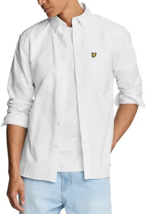 Lyle & Scott Mens Plain Oxford Shirt