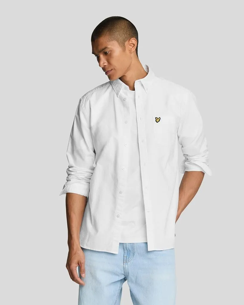 Lyle & Scott Mens Plain Oxford Shirt