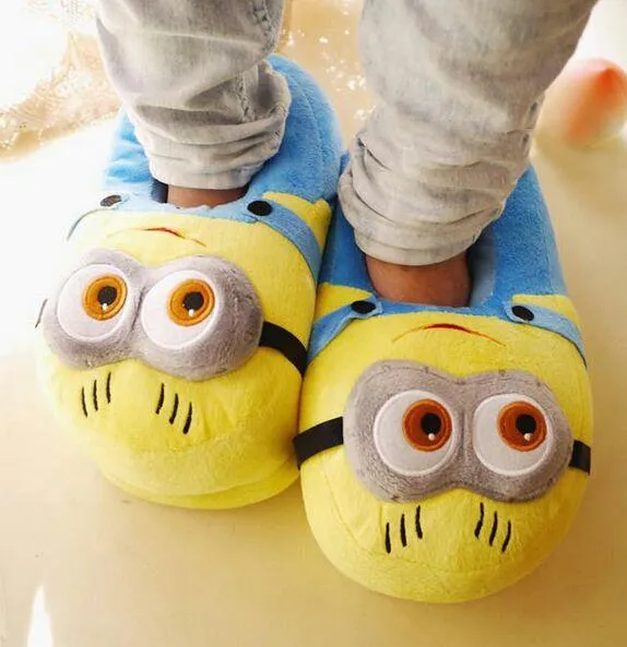 Masterful craftsmanship Plush Slippers Minion Trackable