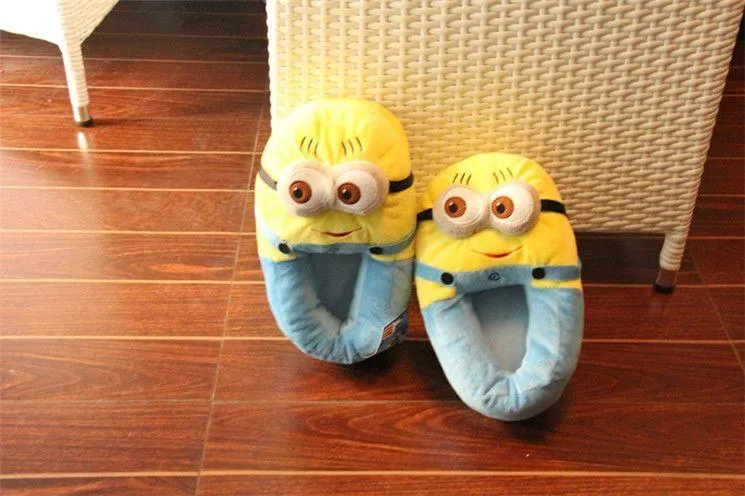 Masterful craftsmanship Plush Slippers Minion Trackable