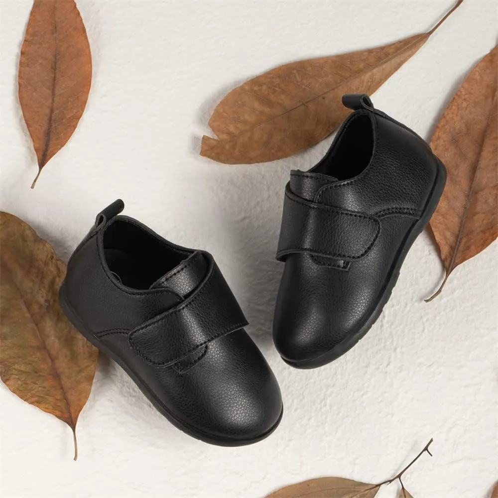 Meckior Infant Baby Boys Girls Classic PU Leather Wedding Loafers Brogue Toddler Oxford Dress Shoes First Steps Walking Flat Lazy Crib Shoe