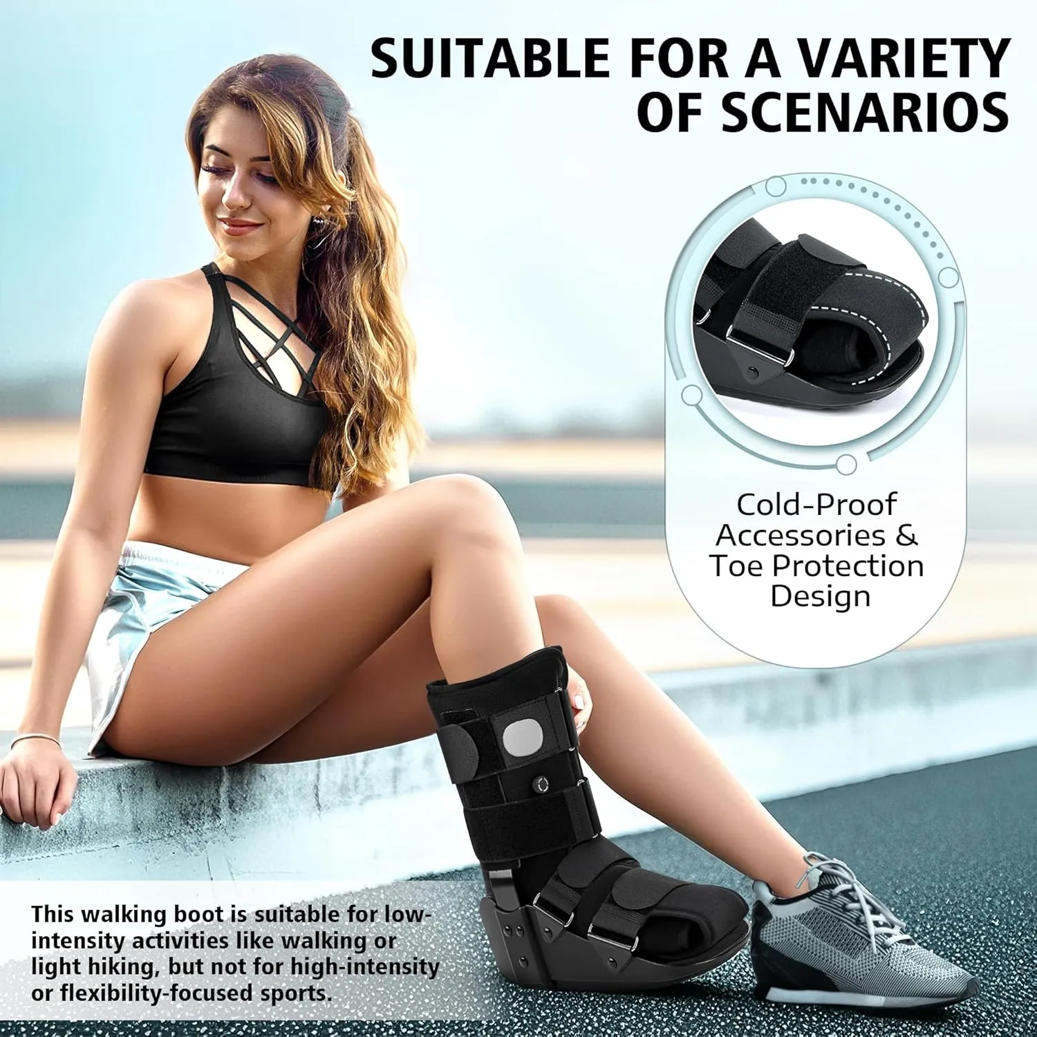 Medibot Walker Boot, Fracture Boot for Foot and Ankle Size S
