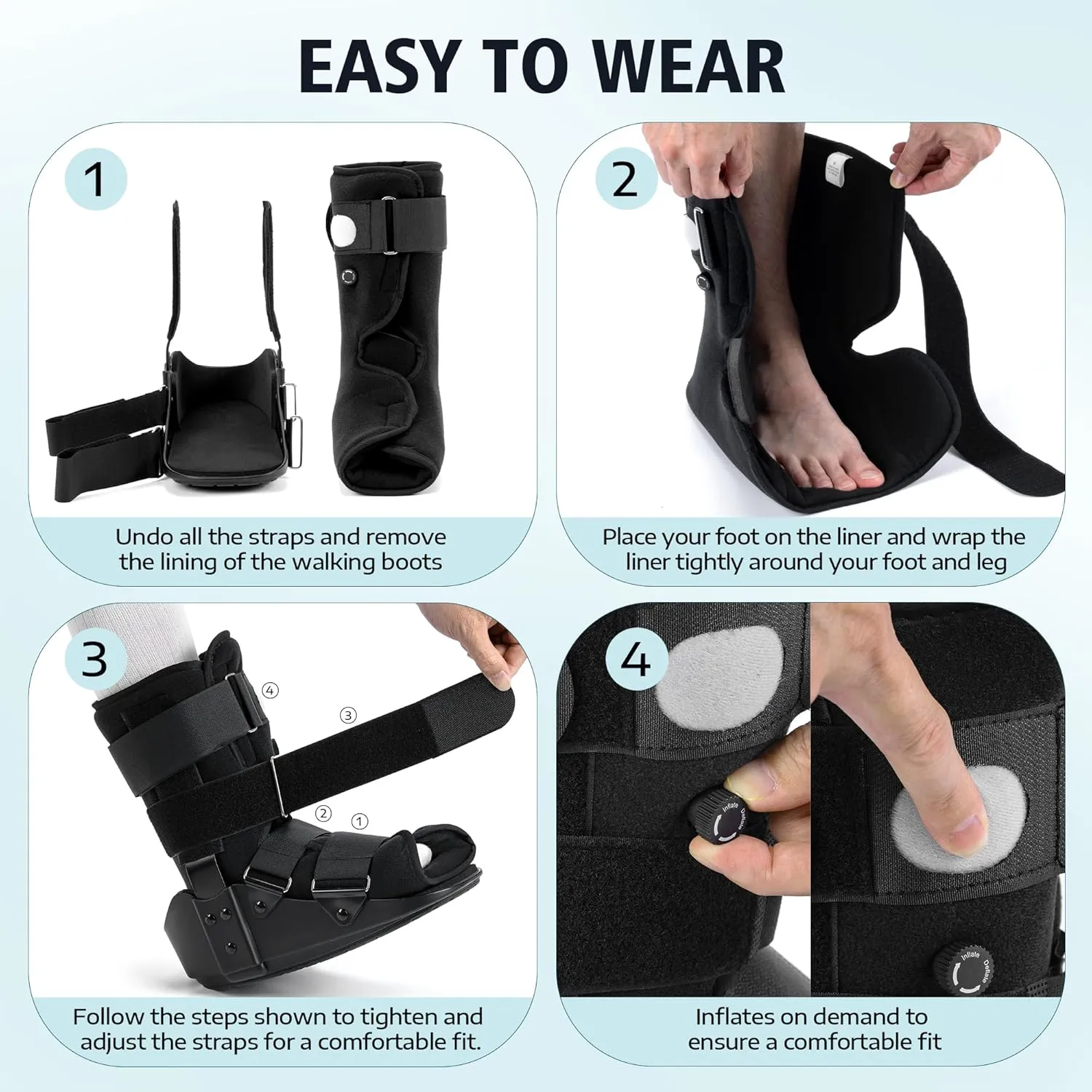 Medibot Walker Boot, Fracture Boot for Foot and Ankle Size S