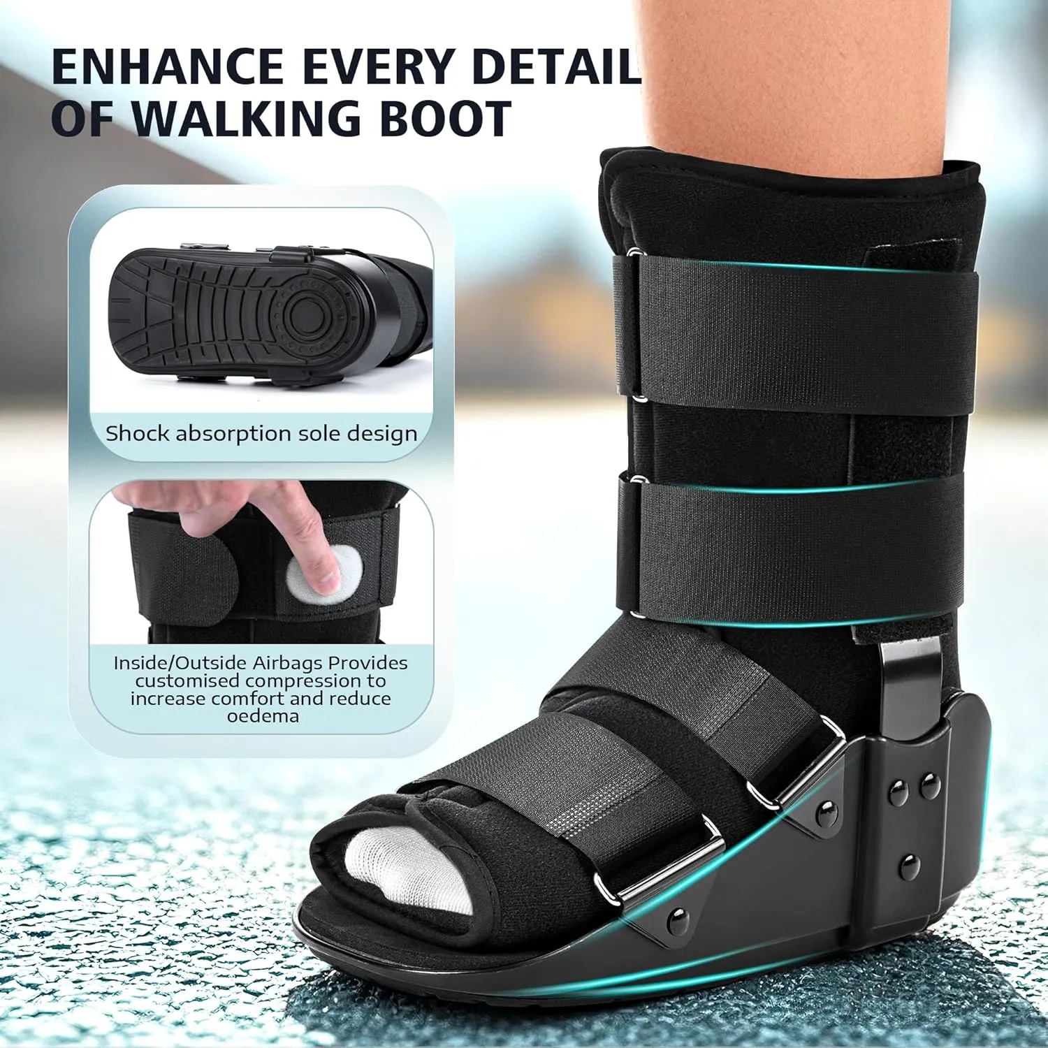 Medibot Walker Boot, Fracture Boot for Foot and Ankle Size S