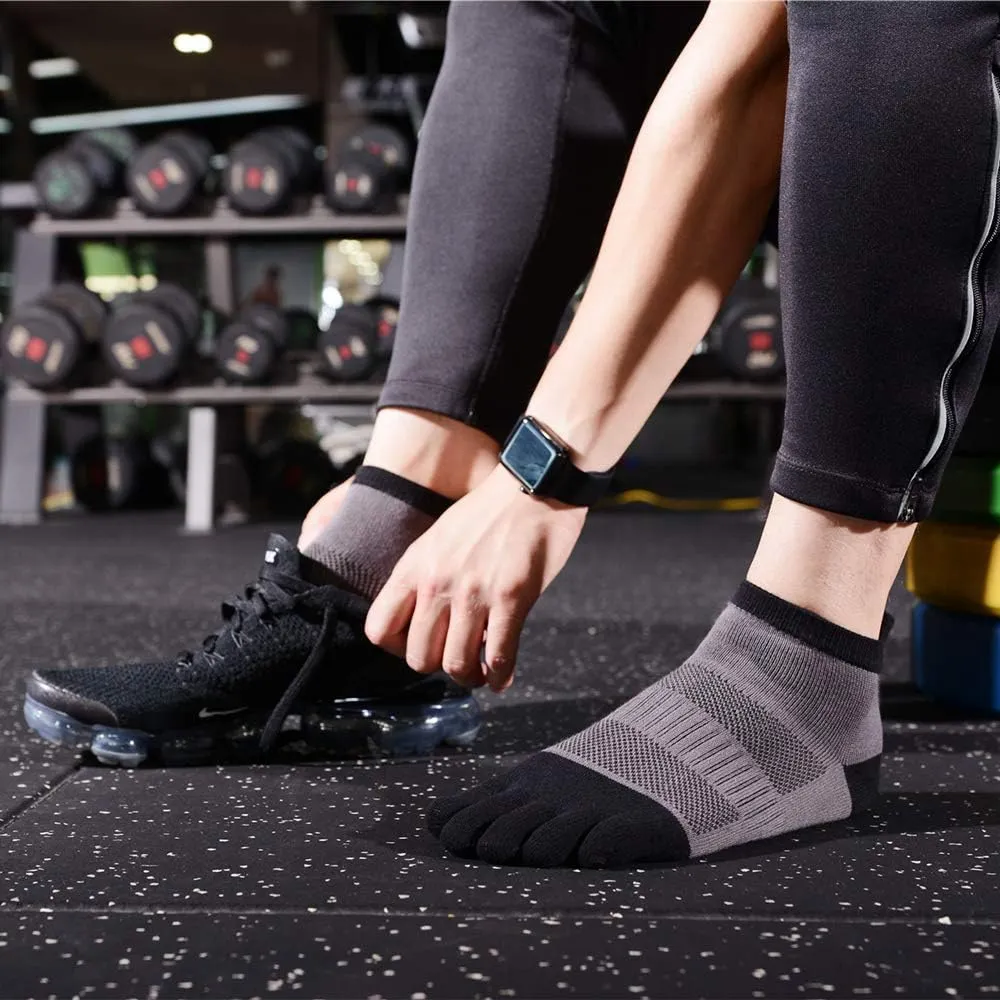 MEIKAN Toe Socks （2022New）, Running Socks for Men & Women, 3 Pairs of Unisex Sneaker Sports Socks…