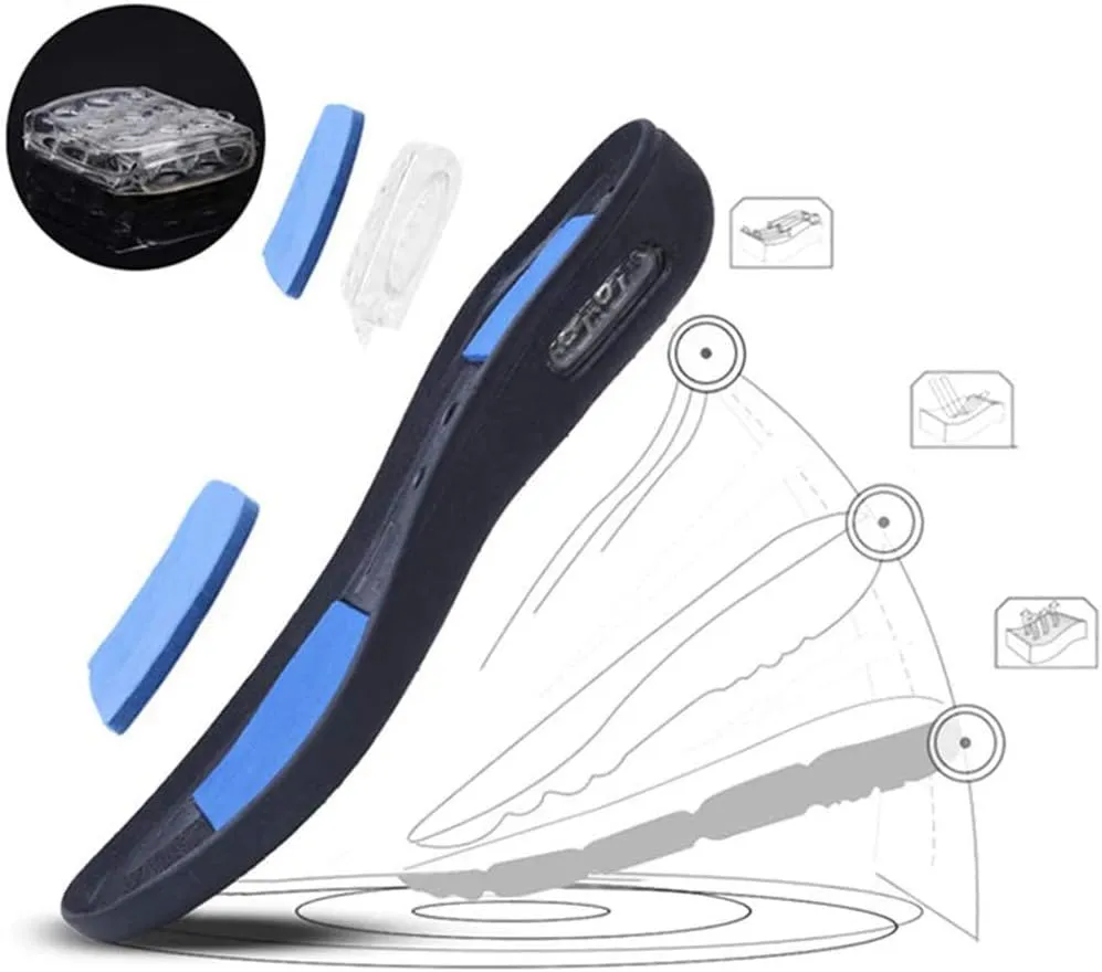 Memory Foam Air Cushion Elderly Shoes Edema Shoes, for Grandma Grandpa Elderly Walking Shoes, for Diabetic Arthritis Swollen Footwear,Black-35