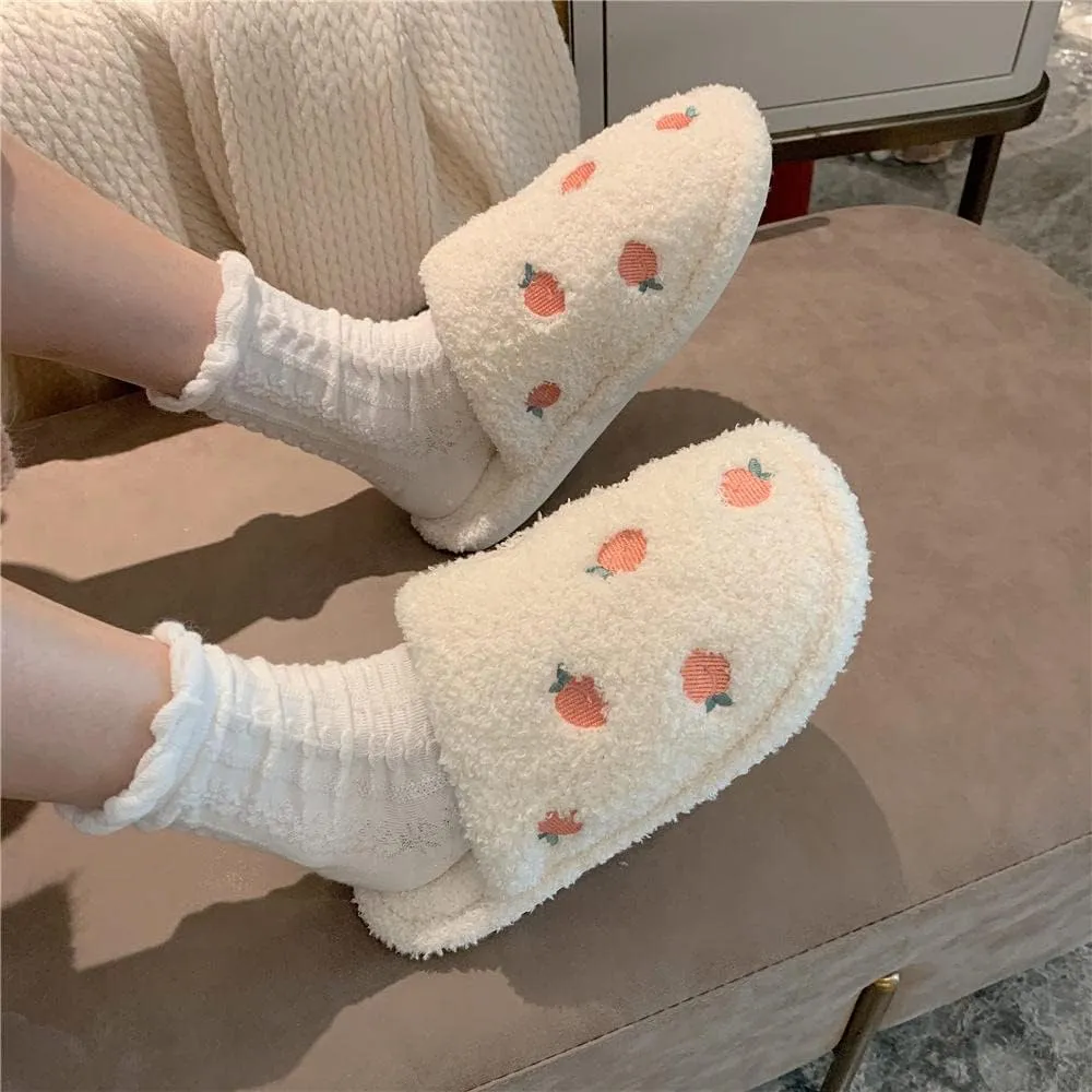 Memory Foam Slipper,Thick-Soled Non-Slip Confinement Shoes, Postpartum Package and Maternity Shoes-White A_36-37,Indoor Outdoor Shoes