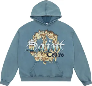 Men's 3D Graphic Print Hooded Casual Oversized Hoodies Pink&Grey Mix Special Color Long Sleeve For Unisex
