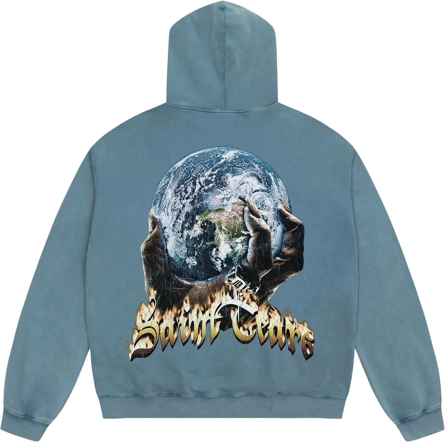 Men's 3D Graphic Print Hooded Casual Oversized Hoodies Pink&Grey Mix Special Color Long Sleeve For Unisex